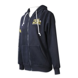 Z524  訂購拉鏈連帽衛衣   設計印花logo   黑色女裝衛衣    校內童軍 班褸 制服團體 衫底側 自訂織嘜設計 Z524  訂購拉鏈連帽衛衣   設計印花logo   黑色女裝衛衣    校內童軍 班褸 制服團體 衫底側 自訂織嘜設計
